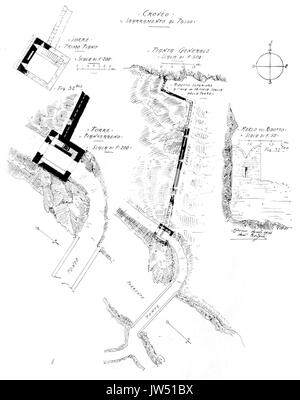 Fig 32 bis, 32 ter, 34 e croveo sbarramento al passo, p146, dis nigra nigra, il novarese Banque D'Images