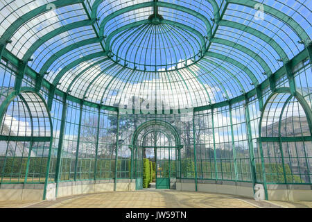 L'architecture de l'intérieur Château Royal de Laeken Bruxelles, Belgique DSC07023 Banque D'Images