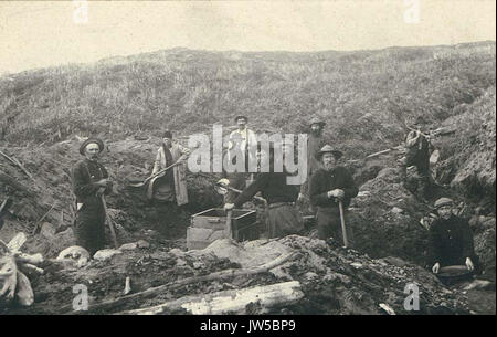 Opération minière sur la plage, à Nome, Alaska, ca 1900 (HESTER 322) Banque D'Images