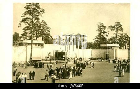 Exposition agricole de l'Union tous les RSS d'Ouzbékistan 1940 pavilion Banque D'Images