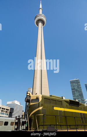 L'étonnante tour dans le centre de Toronto ontario canada Banque D'Images