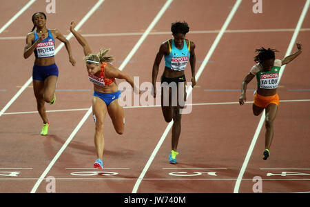 Dafne Schippers gagne 200 mètres 200 mètres dernière finale Championnats du monde d'athlétisme 2017 Stam de Londres, Londres, Angleterre 11 août 2017 Allstar Crédit : photo library/Alamy Live News Banque D'Images