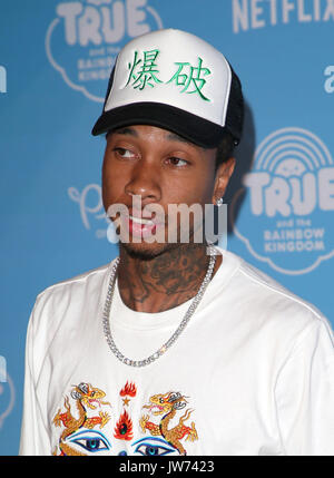 Los Angeles, Californie, États-Unis. 10 août 2017. 10 août 2017 - Los Angeles, Californie - Tyga. ''True and the Rainbow Kingdom'' Netflix Sneak Peek. Crédit photo : F. Sadou/Admedia Banque D'Images