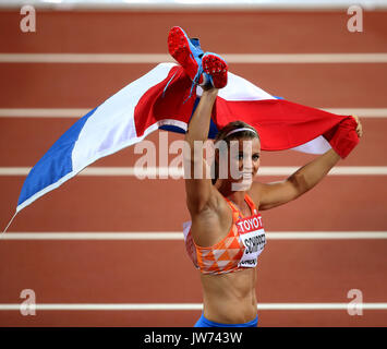 Dafne Schippers gagne 200 mètres 200 mètres dernière finale Championnats du monde d'athlétisme 2017 Stam de Londres, Londres, Angleterre 11 août 2017 Allstar Crédit : photo library/Alamy Live News Banque D'Images