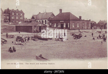 Lee le Solent gare Banque D'Images