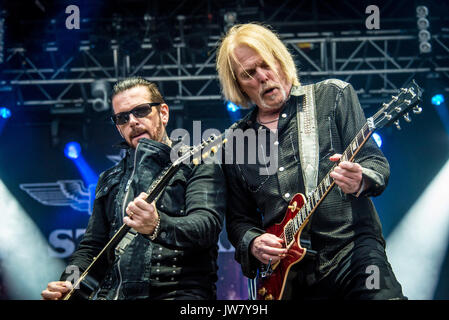 Black Star Riders sur scène à Ramblin' Man juste Banque D'Images