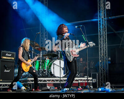 Glenn Hughes & band sur scène à Ramblin' Man juste Banque D'Images