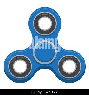 Spinner. Nouveau populaire jouet anti-stress. Vector Illustration. Illustration de Vecteur