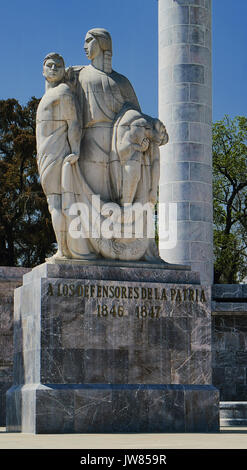 Amérique latine, Mexique, Mexico, district de Chapultepec et parc de Chapultepec ; forteresse ; los niños heroes monument à la guerre américano-mexicaine 1847 ; détail Banque D'Images