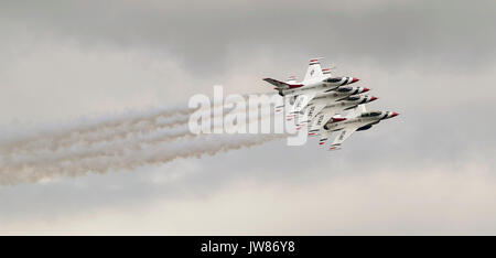 L'équipe de voltige Thunderbirds, USAF Banque D'Images