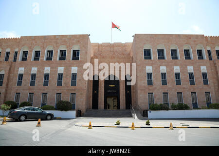 Le ministère des Finances, à proximité de Al Alam Palace dans le vieux Mascate, Oman, le 10 août 2017 Banque D'Images