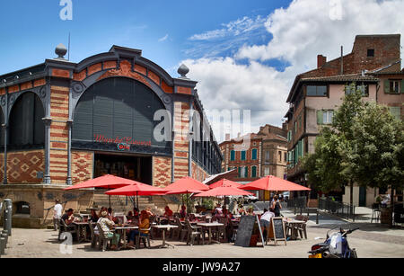 L'Europe, la France, l'Occitanie, Tarn, Albi, ville marché couvert Banque D'Images