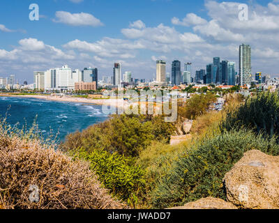 Front de mer de Tel aviv Banque D'Images