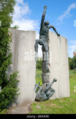 Monument aux victimes du fascisme, Mecklenburg-Vorpommern, Allemagne Banque D'Images