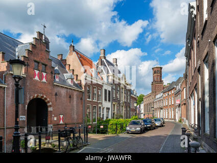 Kromme Nieuwegracht, une rue pittoresque dans le centre-ville historique, Utrecht, Pays-Bas Banque D'Images