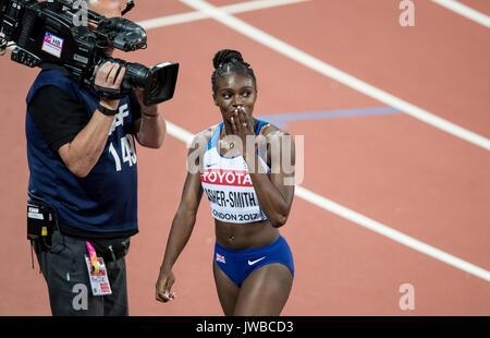 Dina ASHER-SMITH de GBR après avoir terminé 2e à sa chaleur de la demi-finale du 200m dans un temps de 22.73 (meilleure saison) au cours de l'IAAF World Athletics Champi Banque D'Images