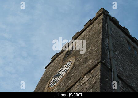 St Leonards Tour de l'horloge, Newton Abbot, Devon. Banque D'Images