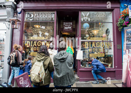 Diagon House, Harry Potter, Victoria Street, édimbourg Banque D'Images