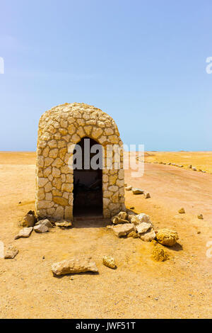 La maison de brique de boue à Ras Mohammed National Park à l'Egypte Banque D'Images