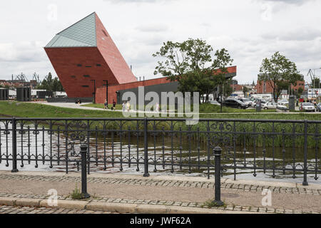 Gdansk, Pologne - août 04, 2017 : Musée de la seconde guerre mondiale à Gdansk, Pologne. Banque D'Images