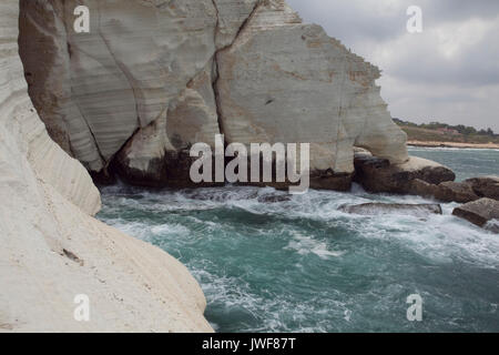 Des paysages marins étonnants en Israël avec vue sur la Terre Sainte Banque D'Images