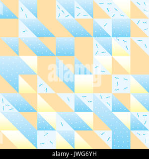 Schéma de répétition géométrique tile Banque D'Images