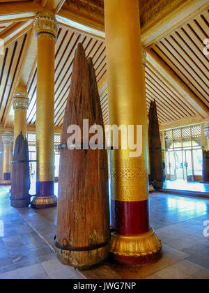 Kamboza thadi palace au Myanmar. Banque D'Images