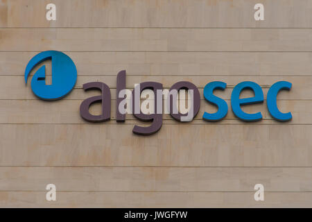 Le 11 août 2017. Alogosec centre R&D à Petah Tikva Israël. Banque D'Images