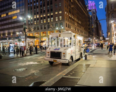 La crème glacée voiture à New York Banque D'Images