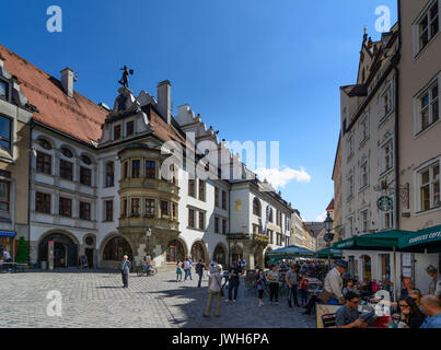 Chambre (Hofbräu-Haus Hofbräuhaus) au square Platzl, München, Munich, Oberbayern, Haute-Bavière, Bayern, Bavière, Allemagne Banque D'Images