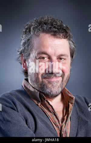 Edinburgh, Royaume-Uni. 12 août 2017. Dominic Dromgoole, le directeur de théâtre et écrivain anglais, apparaissant à l'Edinburgh International Book Festival. Gary Doak / Alamy Live News Banque D'Images