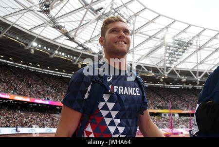 Lonodn, UK. 12 août, 2017. KevinÊMAYER (FRA) dans le mens decathlon. Championnats du monde d'athlétisme de l'IAAF. Stade olympique de Londres. Queen Elizabeth Olympic Park. Stratford. Londres. UK. 12/08/2017. Credit : Sport en images/Alamy Live News Banque D'Images