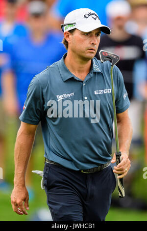 Charlotte, Caroline du Nord, USA 12 Aug, 2017 Kevin golfeur au cours de l'Hervé Stephan, Henri Hélal PGA Championship le samedi 12 août 2017 à Quail Hollow à Charlotte, NC. Jacob Kupferman/CSM Crédit : Cal Sport Media/Alamy Live News Banque D'Images