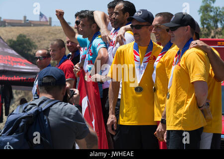 Los Angeles, CA, USA. 12Th Aug 2017. Pompier ultime Awards, World Jeux de police et d'incendie Crédit : Chester Brown/Alamy Live News Banque D'Images