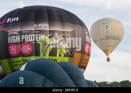 G-CDDN Lindstand Balloon de Fishtank à Bristol International Balloon Fiesta 2017 tenue à Ashton Court Estate à Bristol, Angleterre. Banque D'Images