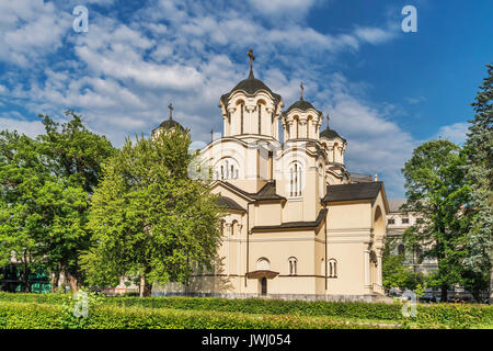 Sts. Cyrille et Méthode église est la seule église orthodoxe serbe à Ljubljana, Slovénie, Europe Banque D'Images