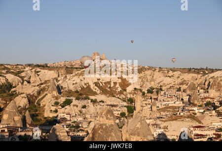 NEVSEHIR, TURQUIE - le 13 juin 2017 Description : Les plus de la ville de Göreme Banque D'Images