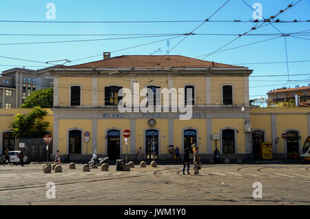 La gare ferroviaire de Porta Genova Milano Banque D'Images