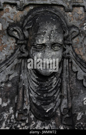 Pierres tombales dans grayfriiars kirkyard Edimbourg en Ecosse Banque D'Images