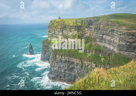 Les falaises de Moher Comté de Clare Irlande Banque D'Images