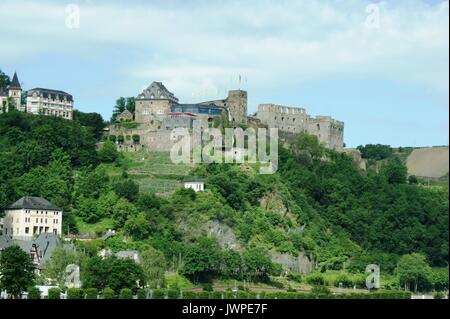 Château de Rheinfels, St Goar, Allemagne Banque D'Images