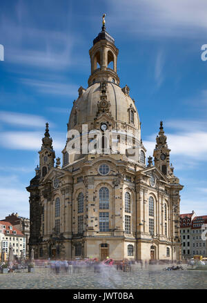 Frauenkirche Dresden, Dresde en Allemagne. Banque D'Images