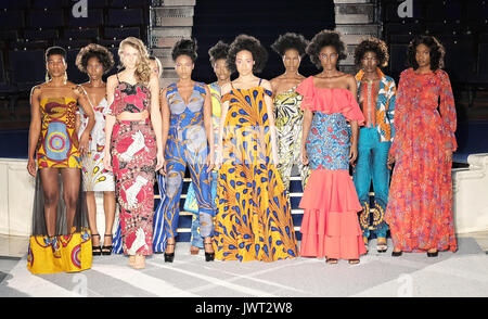 La FASHION WEEK DE LONDRES L'AFRIQUE Banque D'Images