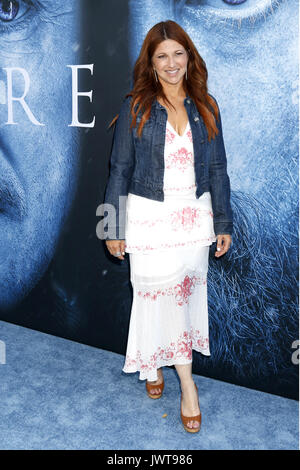 'Game of Thrones' Saison 7 première projection au Walt Disney Concert Hall le 12 juillet 2017 à Los Angeles, CA avec : Rachel Nichols Où : Los Angeles, California, United States Quand : 12 Jul 2017 Credit : Nicky Nelson/WENN.com Banque D'Images