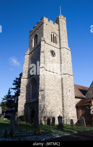St Clement's Church, Leigh-on-Sea, Essex, Angleterre Banque D'Images