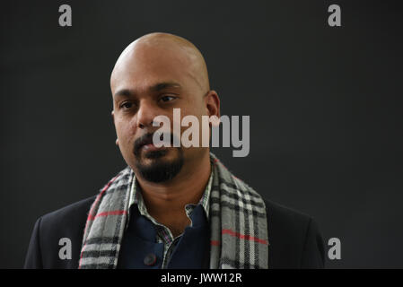 Edinburgh International Book Festival 2017. Siddhartha Bose apparaissant au Festival du livre d'Édimbourg. Crédit : Stuart Cobley/Alamy Live News Banque D'Images