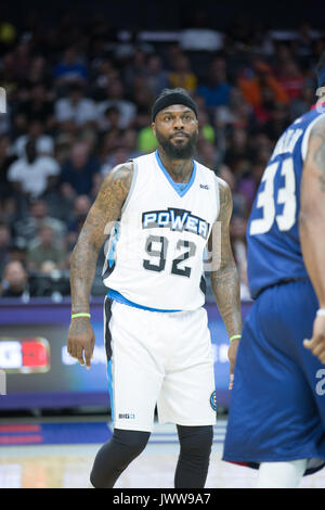 Atmosphère pendant la semaine de jeu BIG3 8 Staples Center août 13,2017 Los Angeles, Californie. Banque D'Images