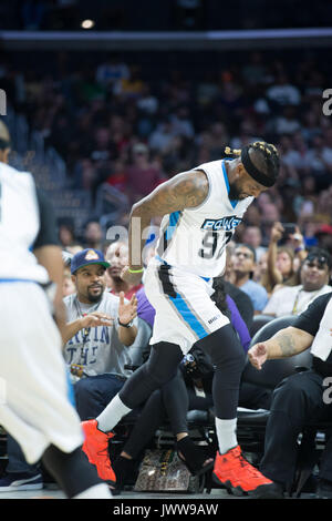 Atmosphère pendant la semaine de jeu BIG3 8 Staples Center août 13,2017 Los Angeles, Californie. Banque D'Images