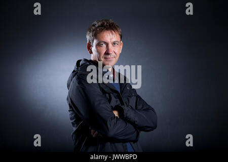 Edinburgh, Royaume-Uni. 14Th Aug 2017. Conor Woodman, le directeur et l'auteur irlandais, apparaissant à l'Edinburgh International Book Festival. Crédit : GARY DOAK/Alamy Live News Banque D'Images