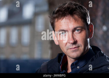 Edinburgh, Royaume-Uni. 14Th Aug 2017. Conor Woodman, le directeur et l'auteur irlandais, apparaissant à l'Edinburgh International Book Festival. Crédit : GARY DOAK/Alamy Live News Banque D'Images